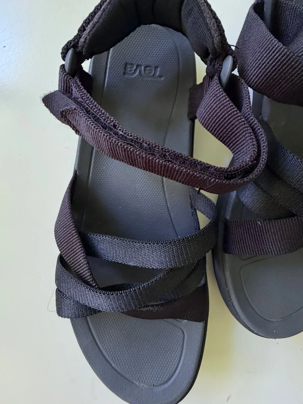 Teva Sanborn Sandals 5 Brown Outdoor Hiking Adjustable Strap 1015161 Brown/black